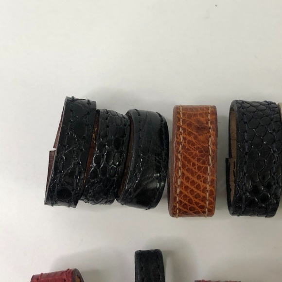 Barry Kieselstein-Cord studs and Lot Belt Loops